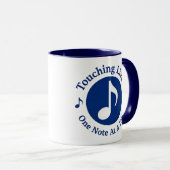 11 oz Tasse Berührung des Kaffees lebt eine Note z (VorderseiteRechts)