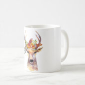 11 Oz. Tasse Boho Reh Buck Head Brownboh (VorderseiteRechts)