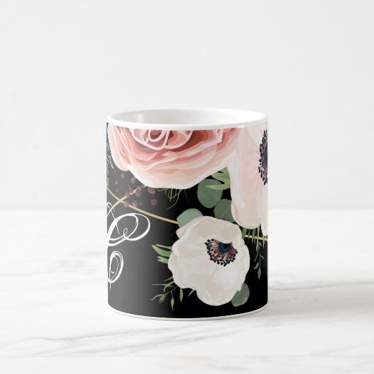 11 Oz. Tasse Geometric Garden Rose Black (Mittel)