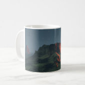 11 oz Tasse mit "Desert Monuments"-Bild (Vorderseite Links)