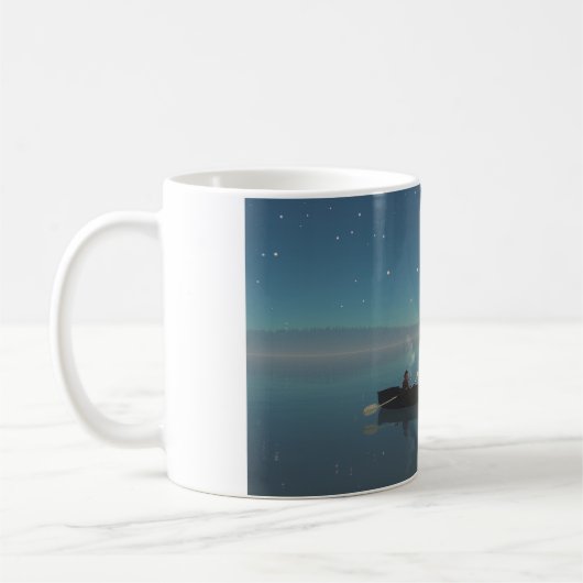 11 oz Tasse mit "Friedlicher" Abbildung (Links)