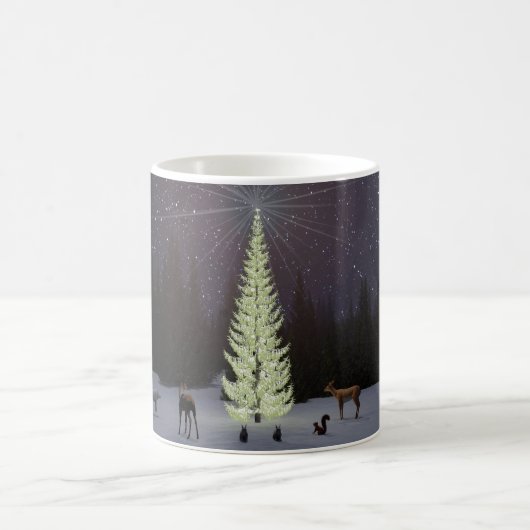 11 oz Tasse mit "O Tannenbaum"-Bild (Mittel)