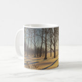 11 oz Tasse mit "Snowy Dawn" Bild (Vorderseite Links)