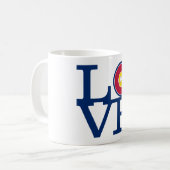 11 oz Tasse-Shiba Liebe Kaffeetasse (Vorderseite Links)