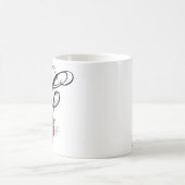 11 Oz. Tasse Tropische Blume auf Weiß (Mittel)