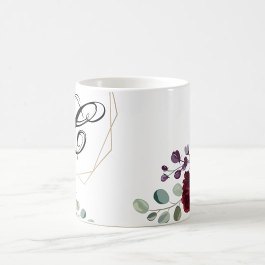 11 Oz. Tasse White Roses Gold Geometric (Mittel)