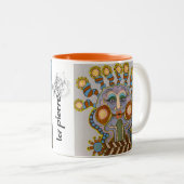 11 oz Whimsical Face Tasse (VorderseiteRechts)