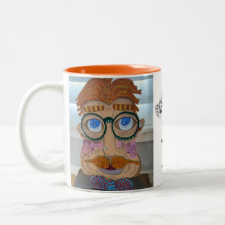 11 oz Whimsical Face Tasse