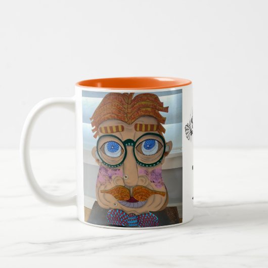 11 oz Whimsical Face Tasse (Links)