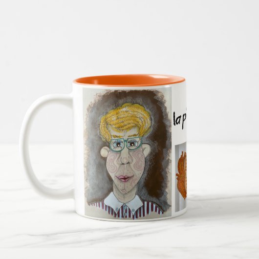 11 oz Whimsical Face Tasse (Links)