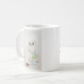 11 oz Winter Weasel Dankbarkeit Tasse (Vorderseite Links)