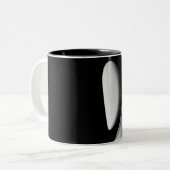 11 oz. Zwei-Tonen-Tasse Zweifarbige Tasse (Vorderseite Links)