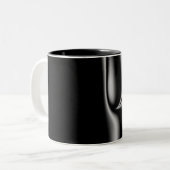 11 oz. Zwei-Tonen-Tasse Zweifarbige Tasse (Vorderseite Links)