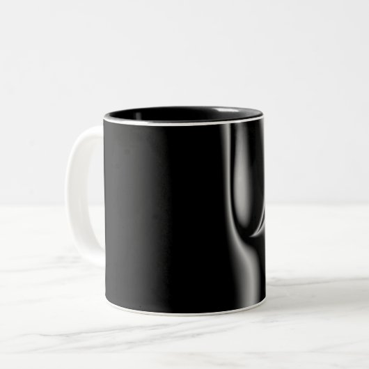 11 oz. Zwei-Tonen-Tasse Zweifarbige Tasse (Vorderseite Links)