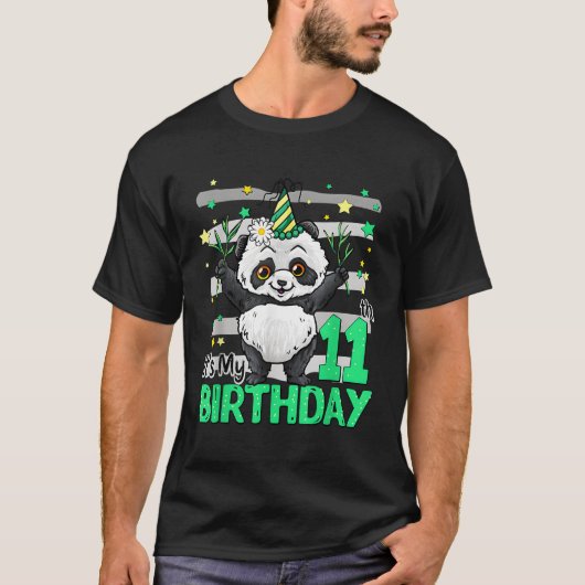 11 Panda 11. Panda T-Shirt (Vorderseite)
