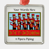 11 Pfeifer-Leiten Silbernes Ornament (Vorne)