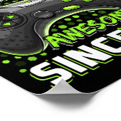 11 Phantastisches 2010-Videospiel 11. Geburtstag Poster (Ecke)