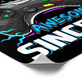 11 Phantastisches 2011 Videospiel 11. Geburtstag Poster (Ecke)