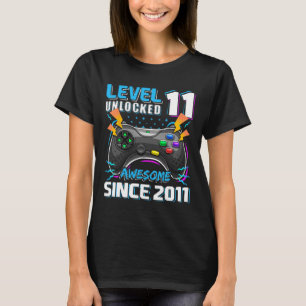 11 Phantastisches 2011 Videospiel 11. Geburtstag T-Shirt
