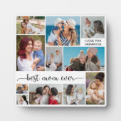 11 Photo Collage Best Mom Ever  Fotoplatte (Vorderseite)
