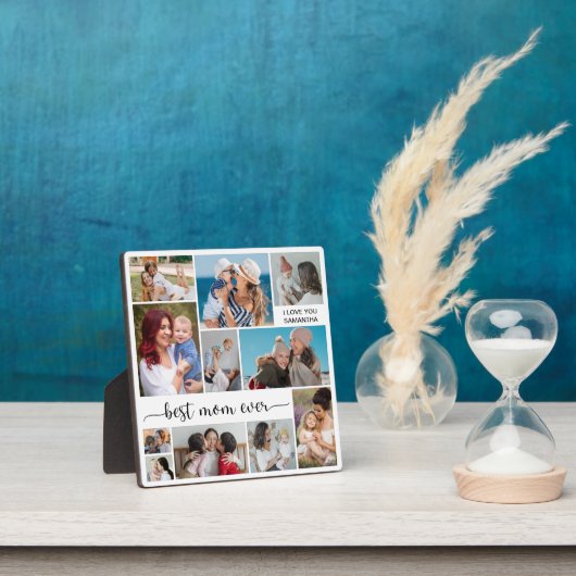 11 Photo Collage Best Mom Ever  Fotoplatte (InSitu)