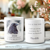 11. Raven 2026 Year of Change Powerful Intention Kaffeetasse