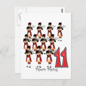 11 Rohrleitungen Postkarte (Vorne/Hinten)