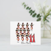 11 Rohrleitungen Postkarte (Stehend Vorderseite)