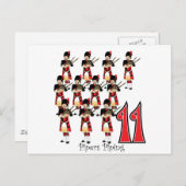 11 Rohrleitungen Postkarte (Vorne/Hinten)