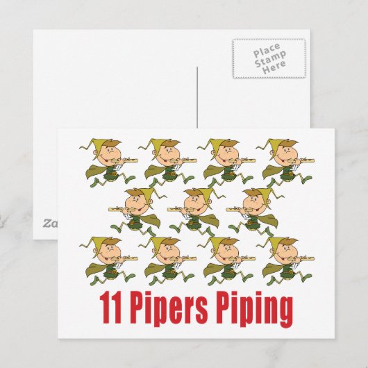 11 Rohrleitungen Postkarten (Vorne/Hinten)