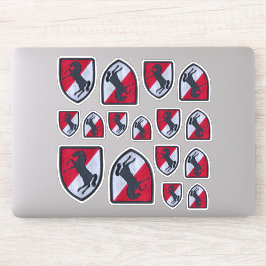 11. Rüstkavalry Regiment Fort Meade Kontur Aufkleber