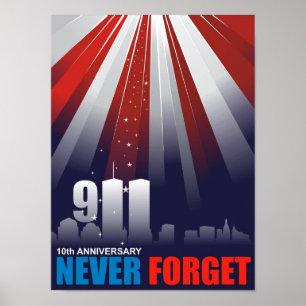 11. September 11. Vergessen Sie Poster nie
