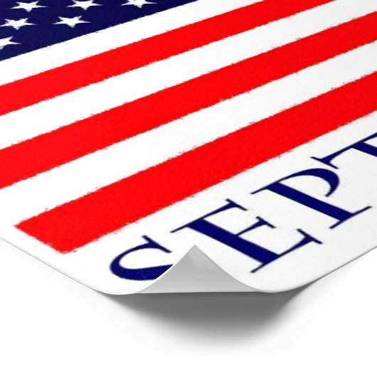 11. September 2001 Poster (Ecke)