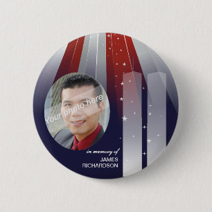 11. September - 9/11 WTC ErinnerungsFoto-Buttone Button