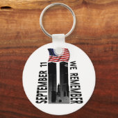 11. September Erinnern wir uns Gedenktribut Schlüsselanhänger (Vorderseite)