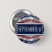 11. September Gedenkknopf Button (Vorne & Hinten)
