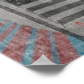 11. September Gedenktafel drucken Poster (Ecke)