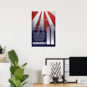 11. September - Großes Erinnerungsposter Poster (Heimbüro)