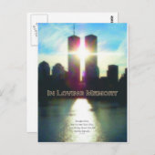 11. September in Loving Memory Postkarte (Vorne/Hinten)
