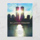 11. September in Loving Memory Postkarte (Vorderseite)