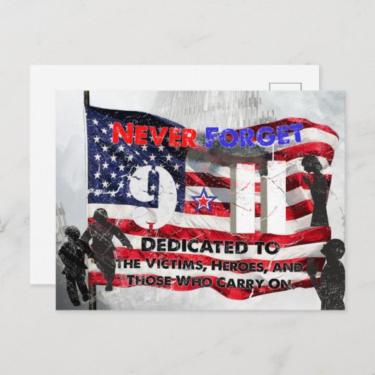 11. September Postkarte (Vorne/Hinten)