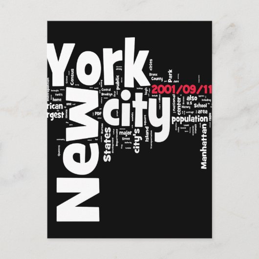 11. September Postkarte (Vorderseite)