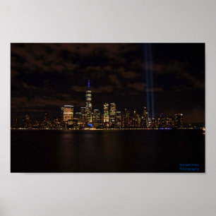 11. September Tribute Lights Poster
