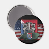11. Spezialkräfte Flash Fort Bragg Vets Magnet (Vorderseite/Rückseite)