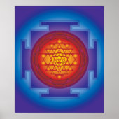 11 SRI YANTRA FLAME POSTER (Vorne)