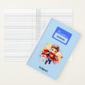 11 Super Held Kinder Jungen Schreibwaren Schüler Notizblock (Innen)