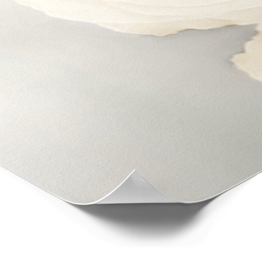 11 Tabelle Elfenbeinrot Hochzeitstabelle Poster (Ecke)