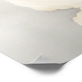 11 Tabelle Elfenbeinrot Hochzeitstabelle Poster (Ecke)