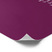 11 Tabelle Hochzeitskartentabelle Silver auf Cassi Poster (Ecke)