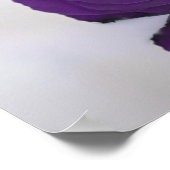 11 Tabelle Royal Lila Rose Hochzeitssitzkarte Poster (Ecke)